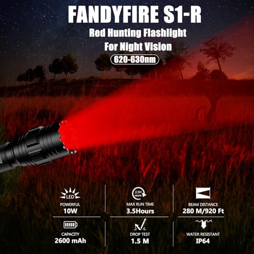 S1-R Red Light Flashlight