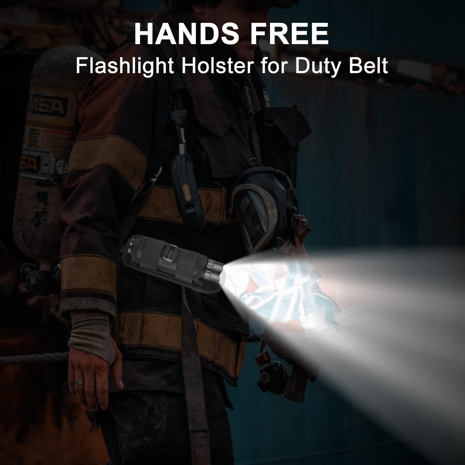 FandyFire Flashlight Holster with 360 Degrees Rotatable Clip (1PC) - FandyFire