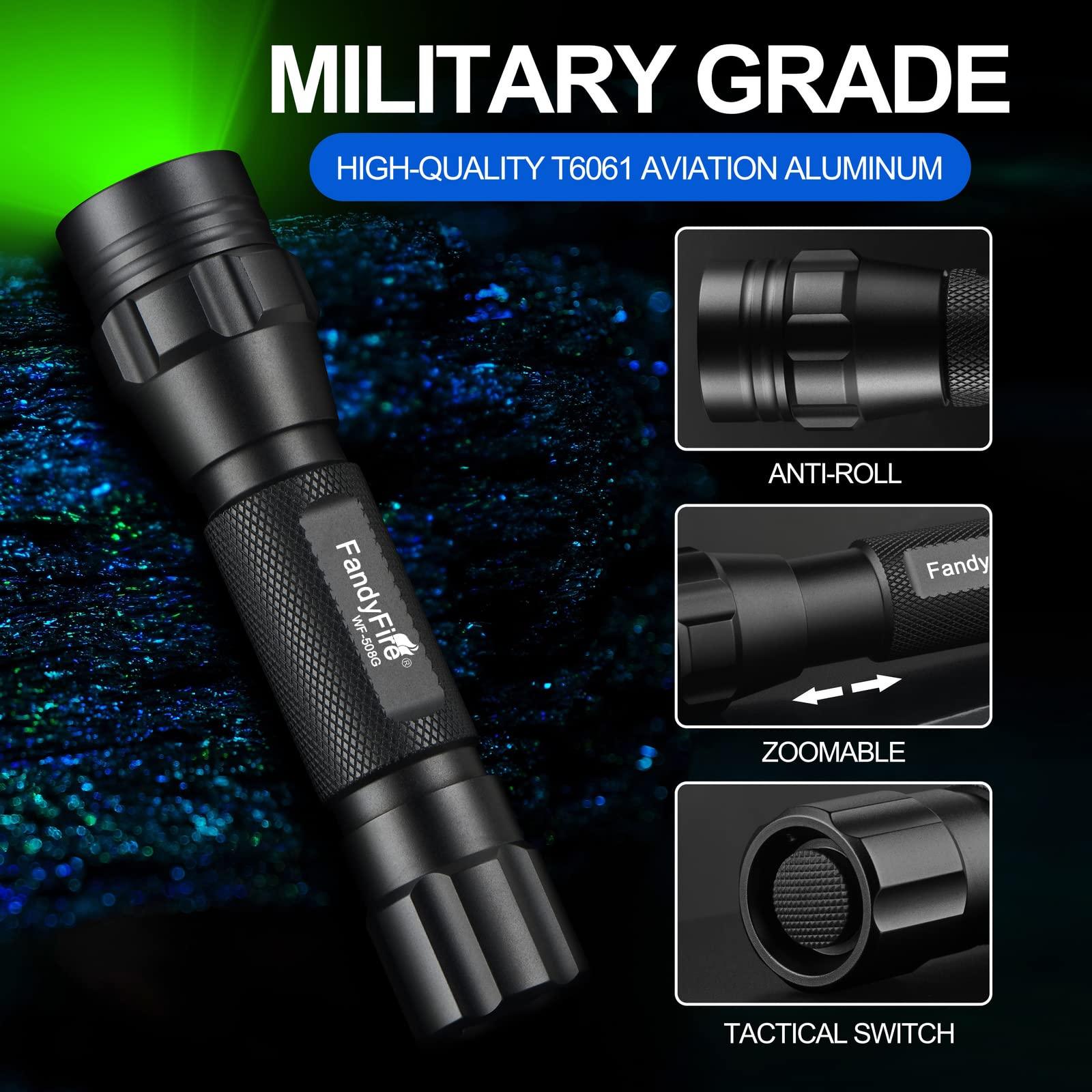 FandyFire 508G Green Light Flashlight - FandyFire