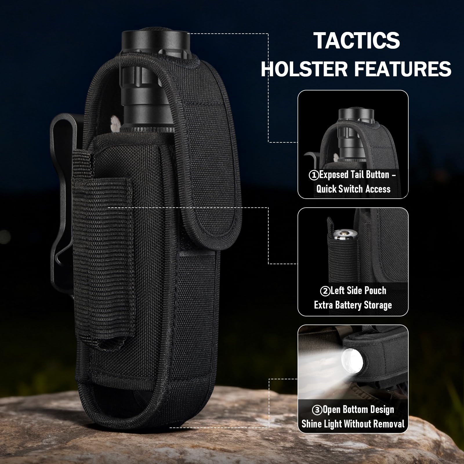 WF-501BX Tactical Flashlight