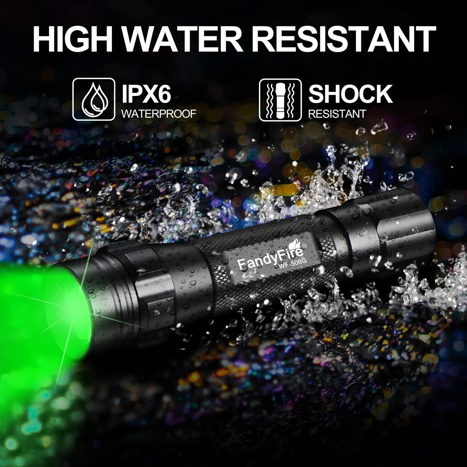 FandyFire 508G Green Light Flashlight - FandyFire