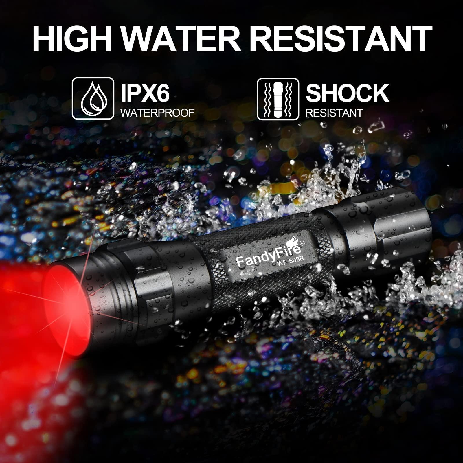 FandyFire 508R Red Light Flashlight - FandyFire
