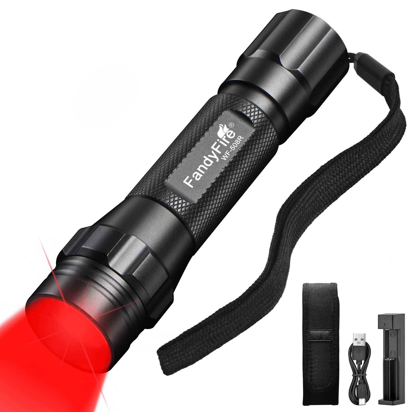 FandyFire 508R Red Light Flashlight - FandyFire
