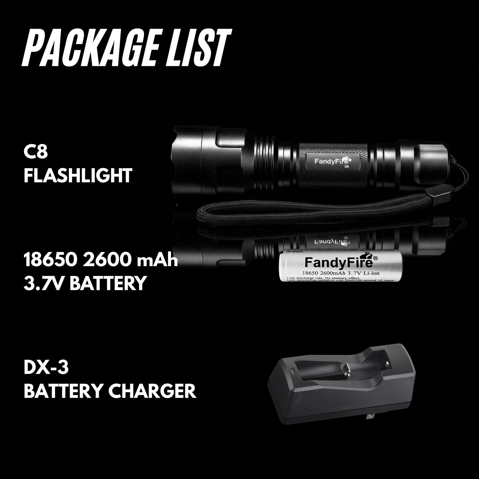 C8 Tactical Flashlight