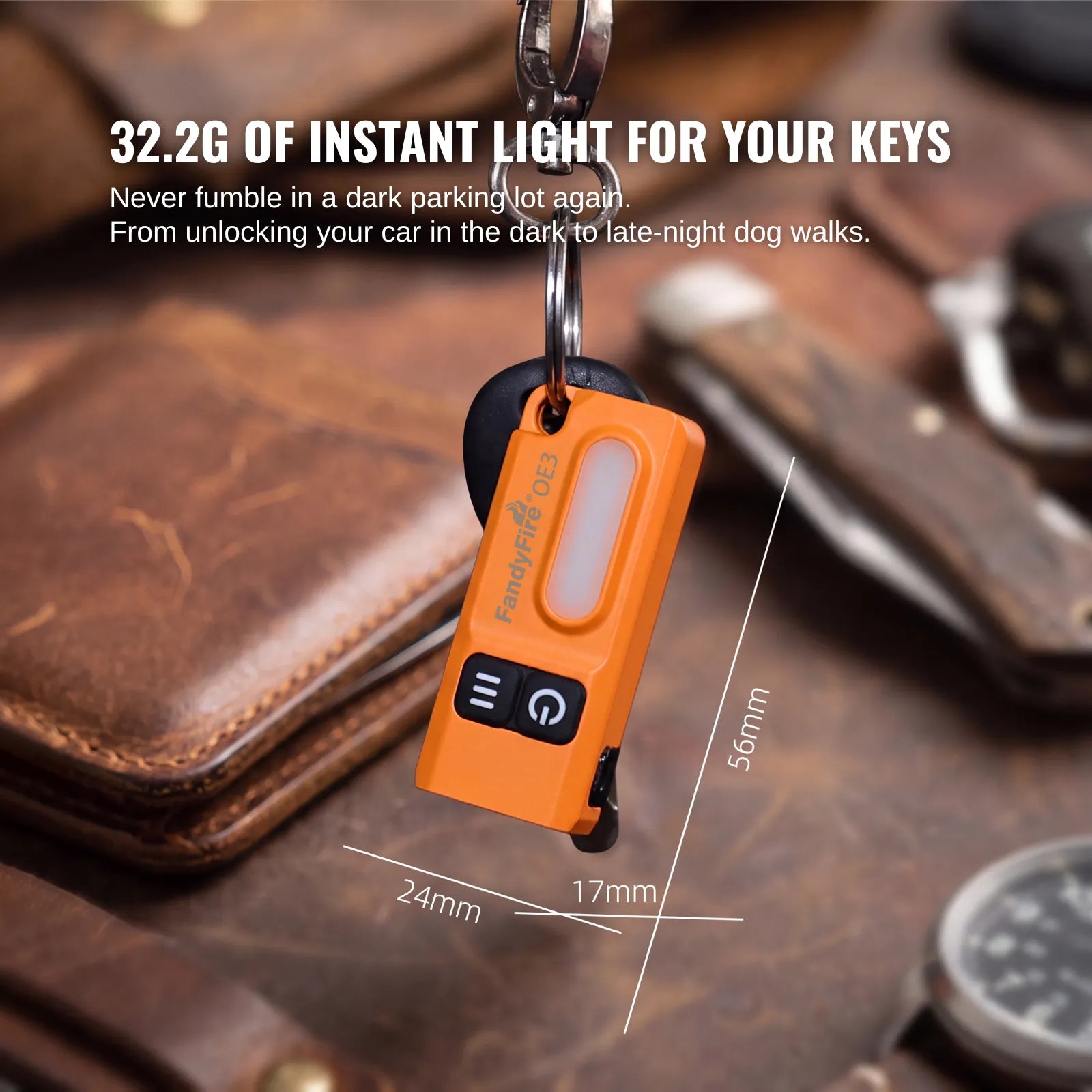 FandyFire® OE3 EDC Mini-Taschenlampe