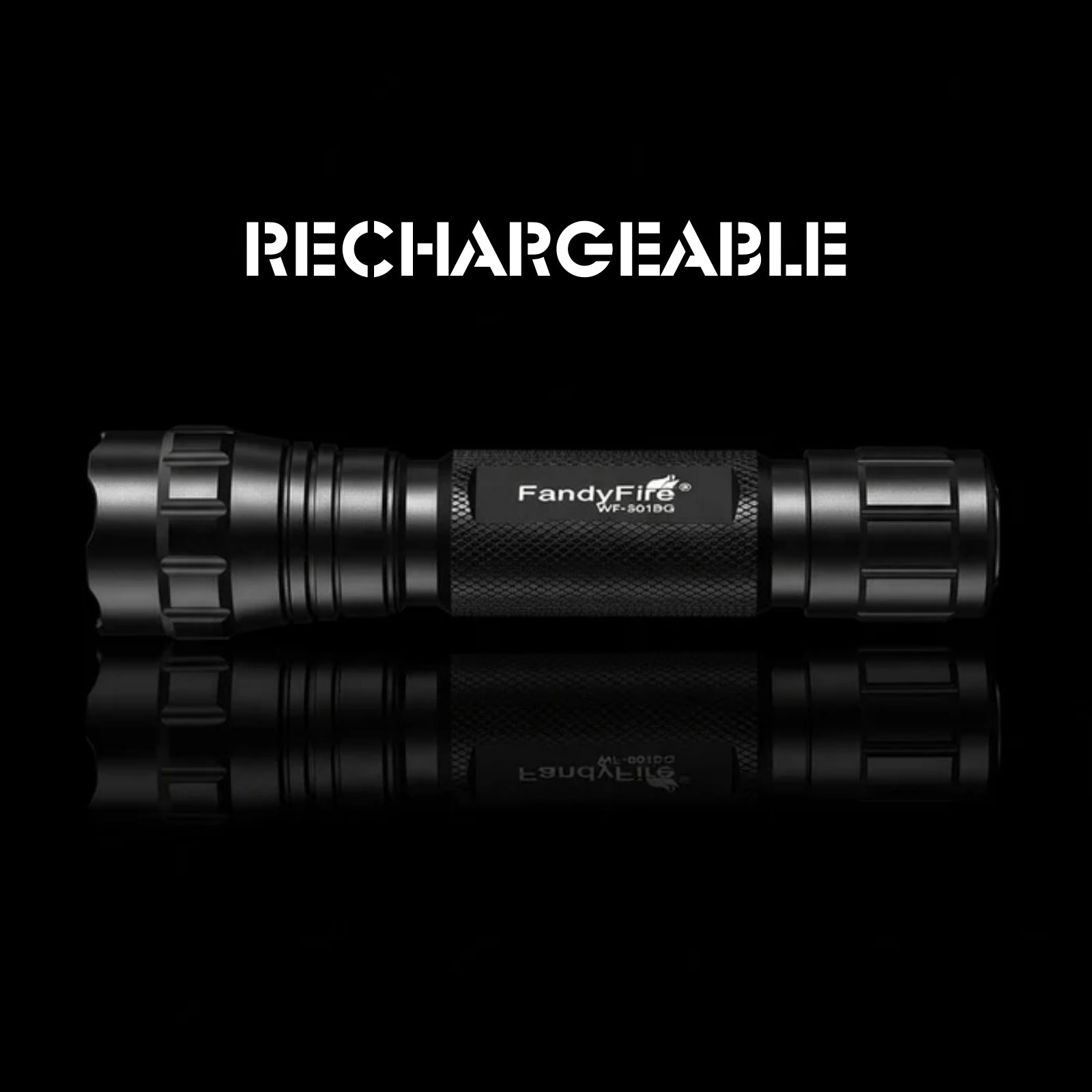 FandyFire WF-501BG Green Light Flashlight