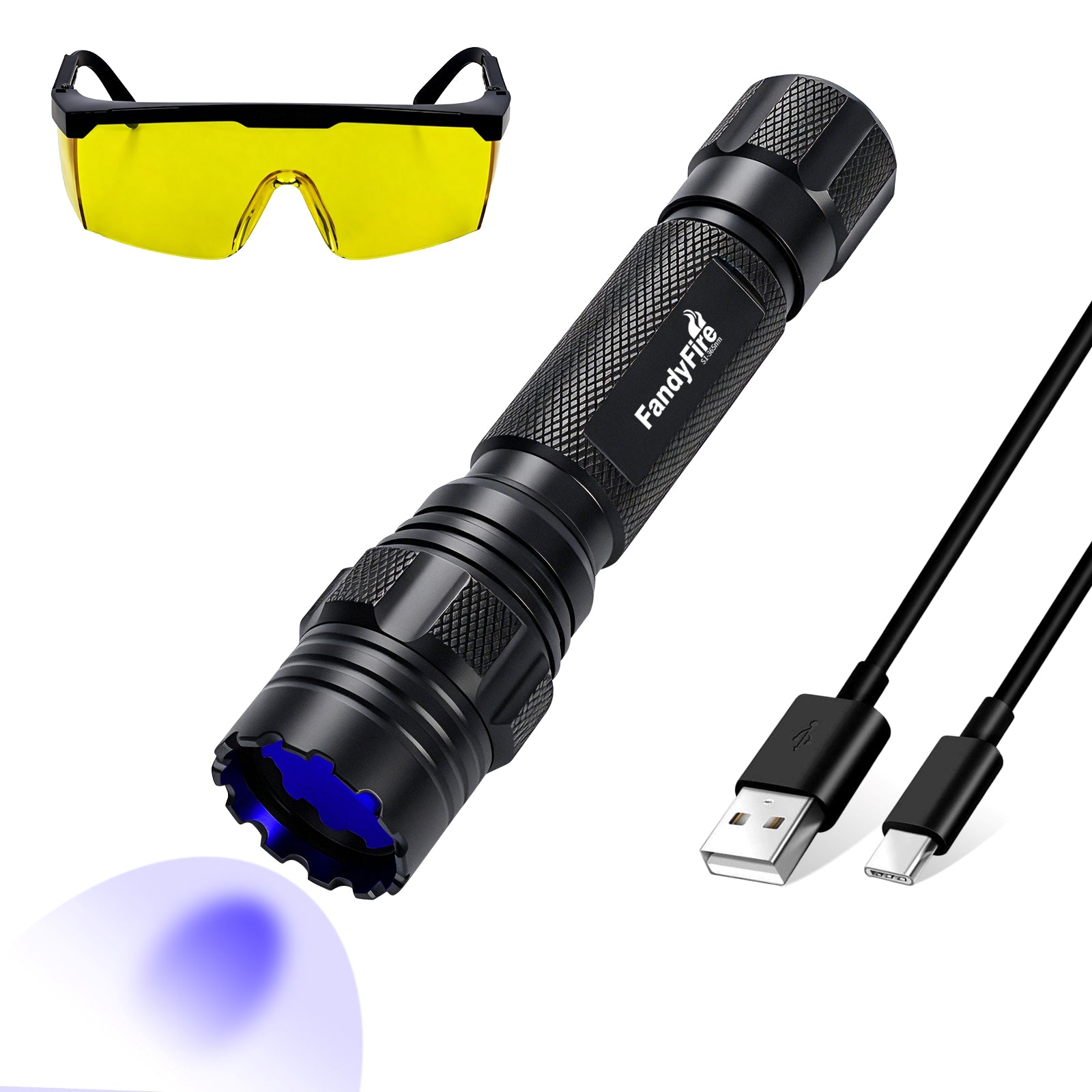 S1 365nm Professional UV Flashlight