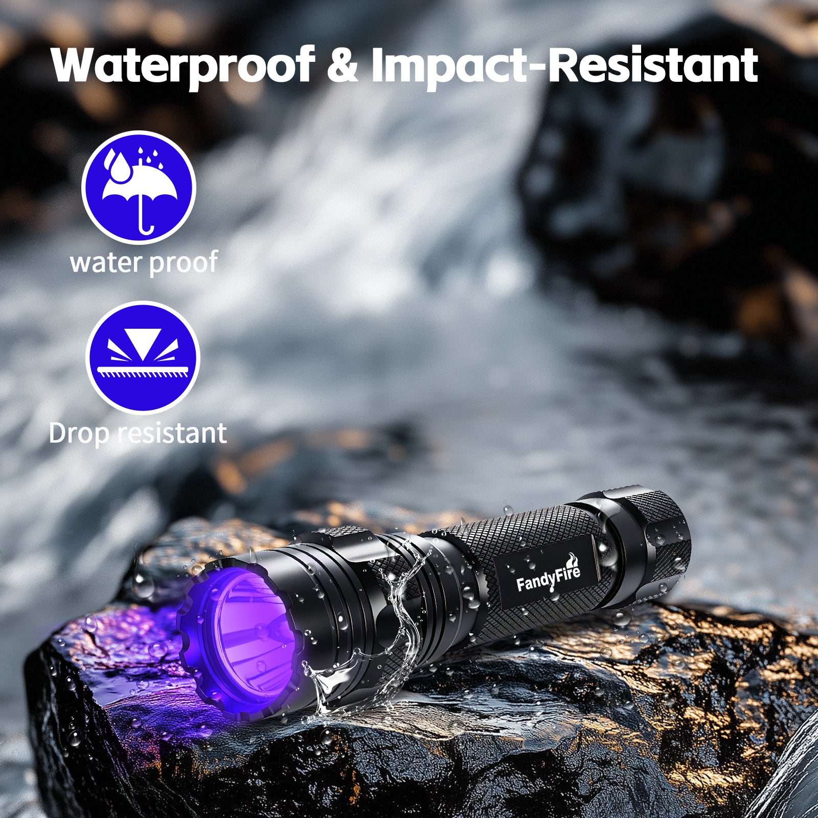 S1 395nm Professional UV Flashlight