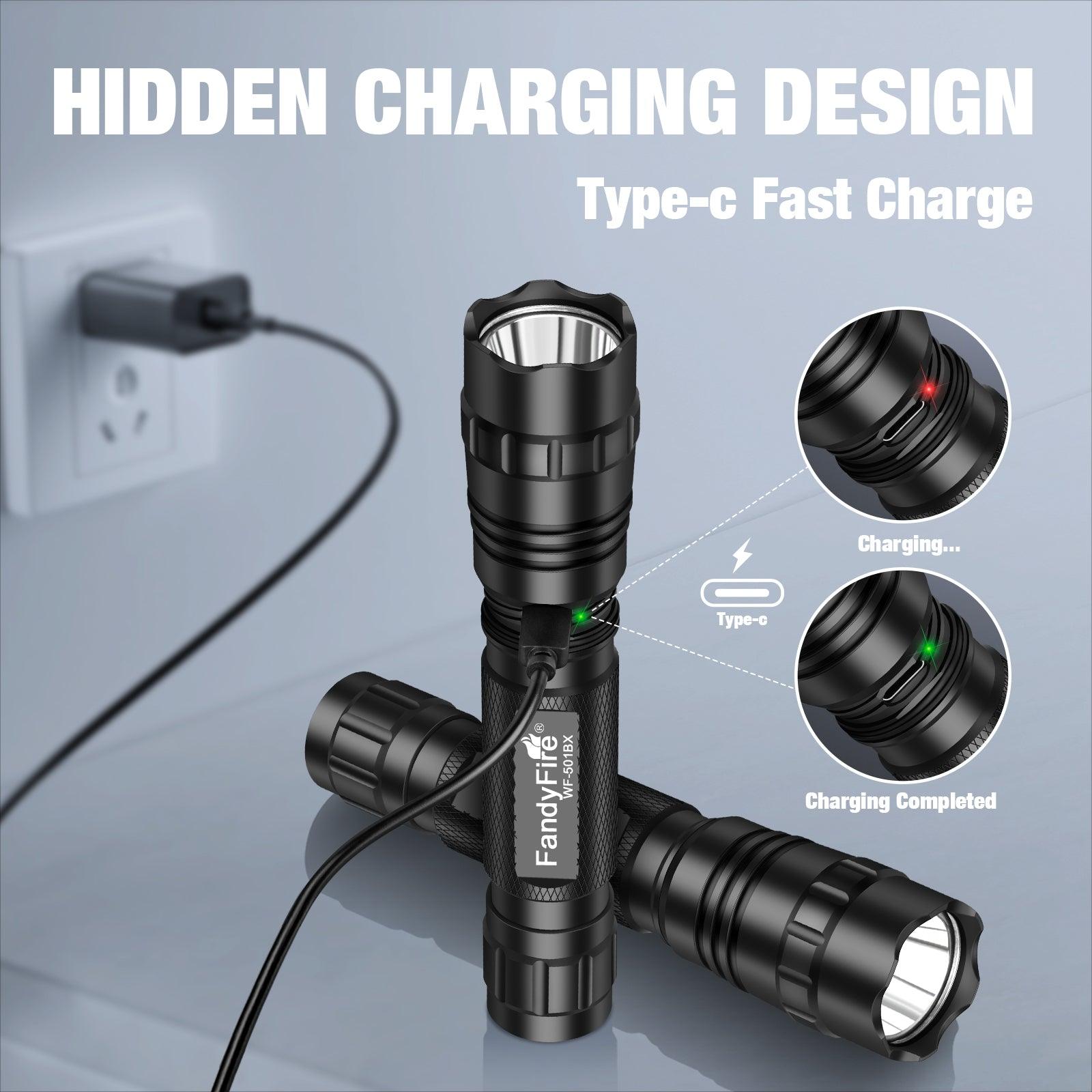 FandyFire WF-501BX Tactical Flashlight - 1000LM - FandyFire