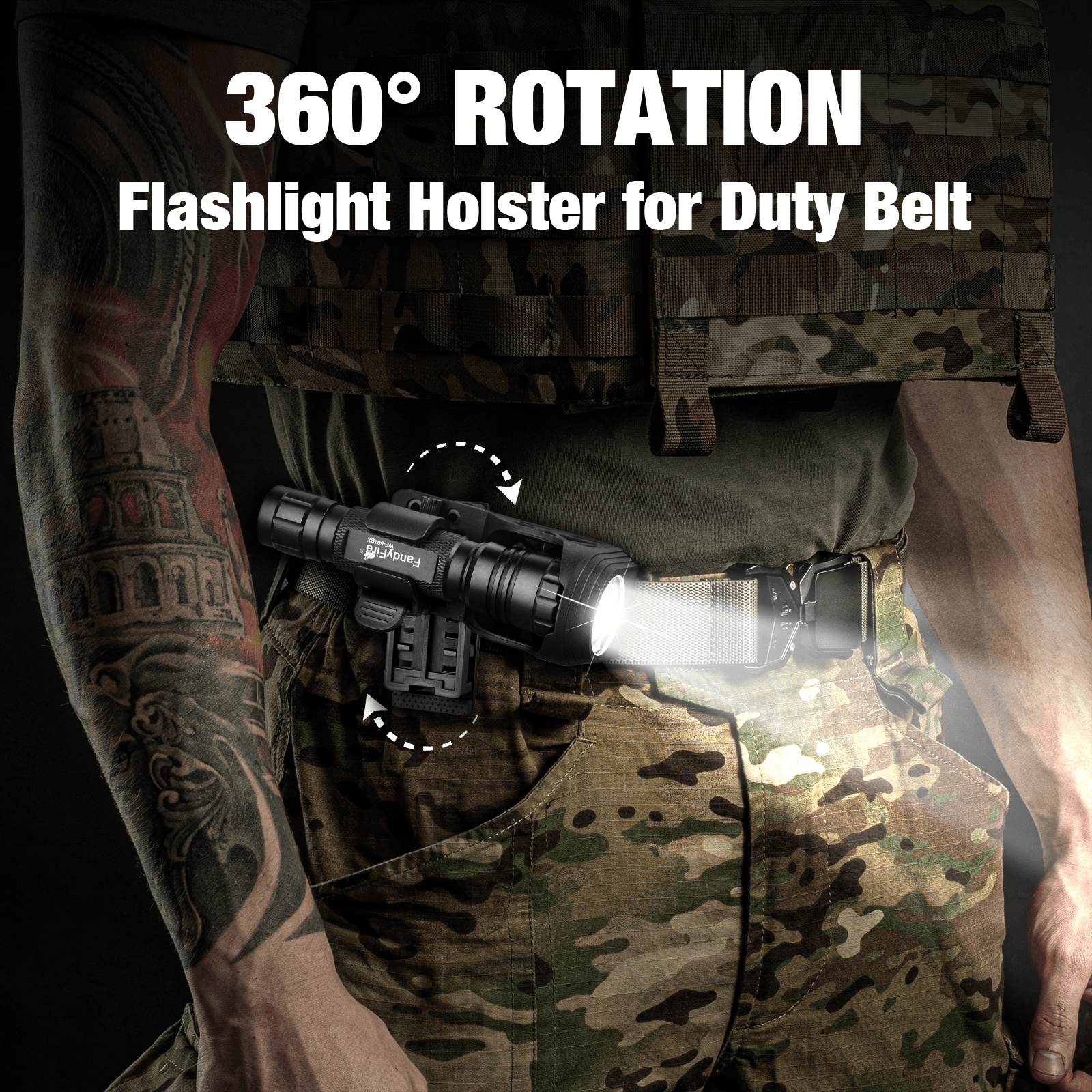 FandyFire WF-501BX Tactical Flashlight - 1000LM - FandyFire
