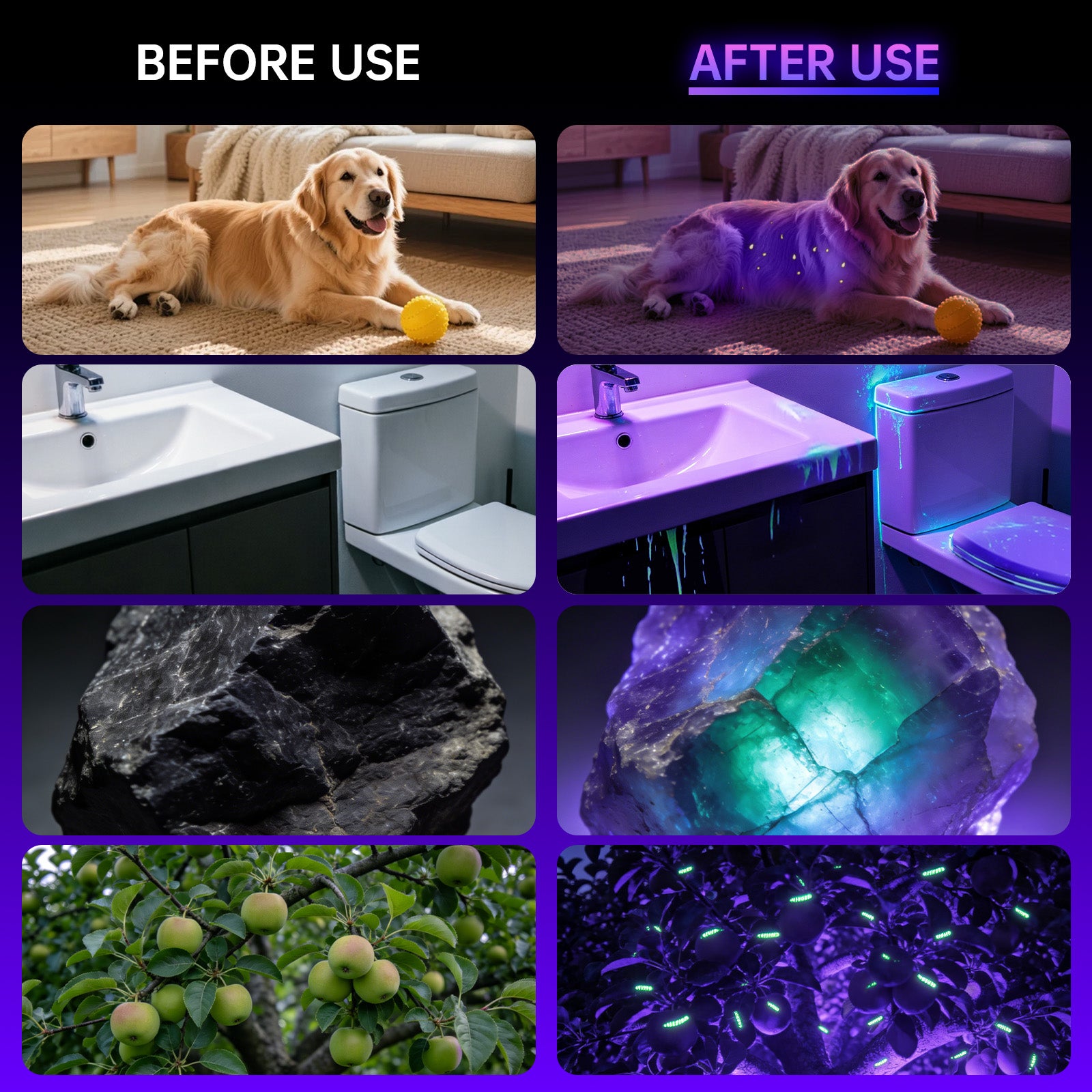 X7 365nm UV Flashlight