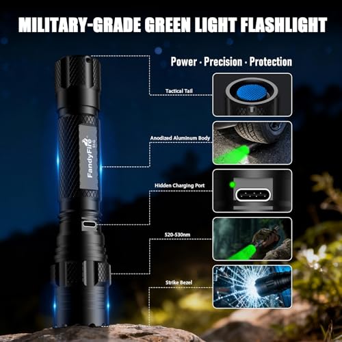 S1-G Green Light Flashlight