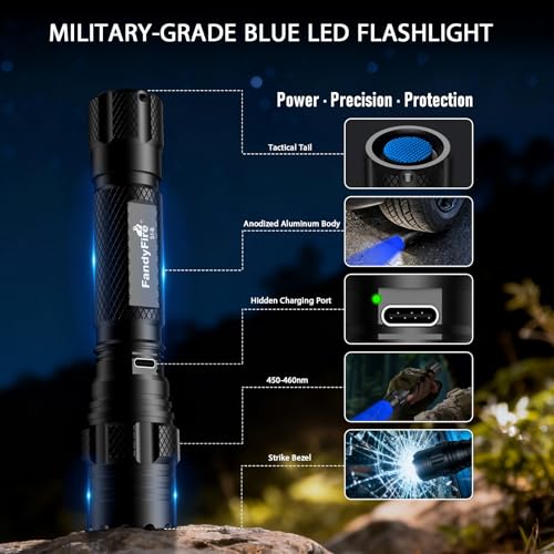 S1-B Blue Light Flashlight