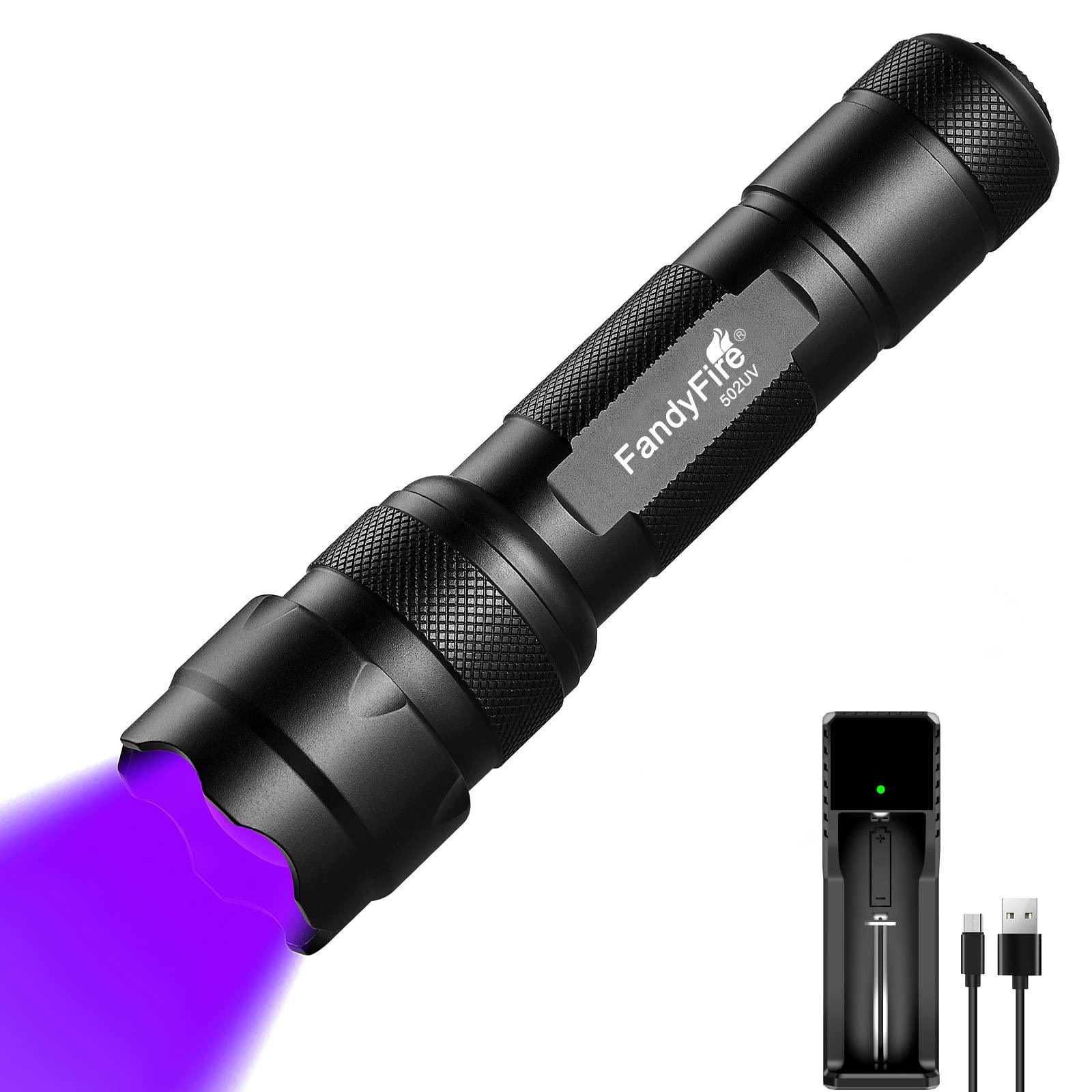 FandyFire 502UV Flashlight - 395nm - FandyFire