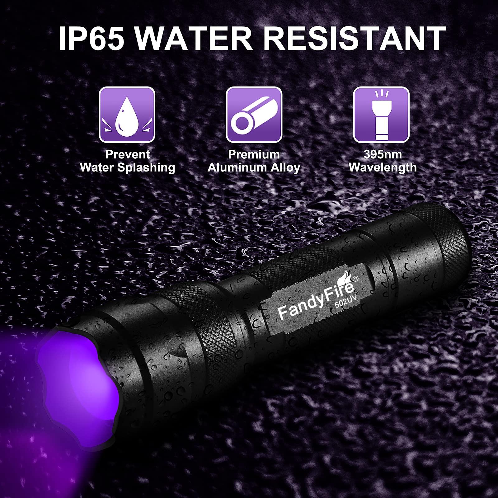 FandyFire 502UV Flashlight - 395nm - FandyFire