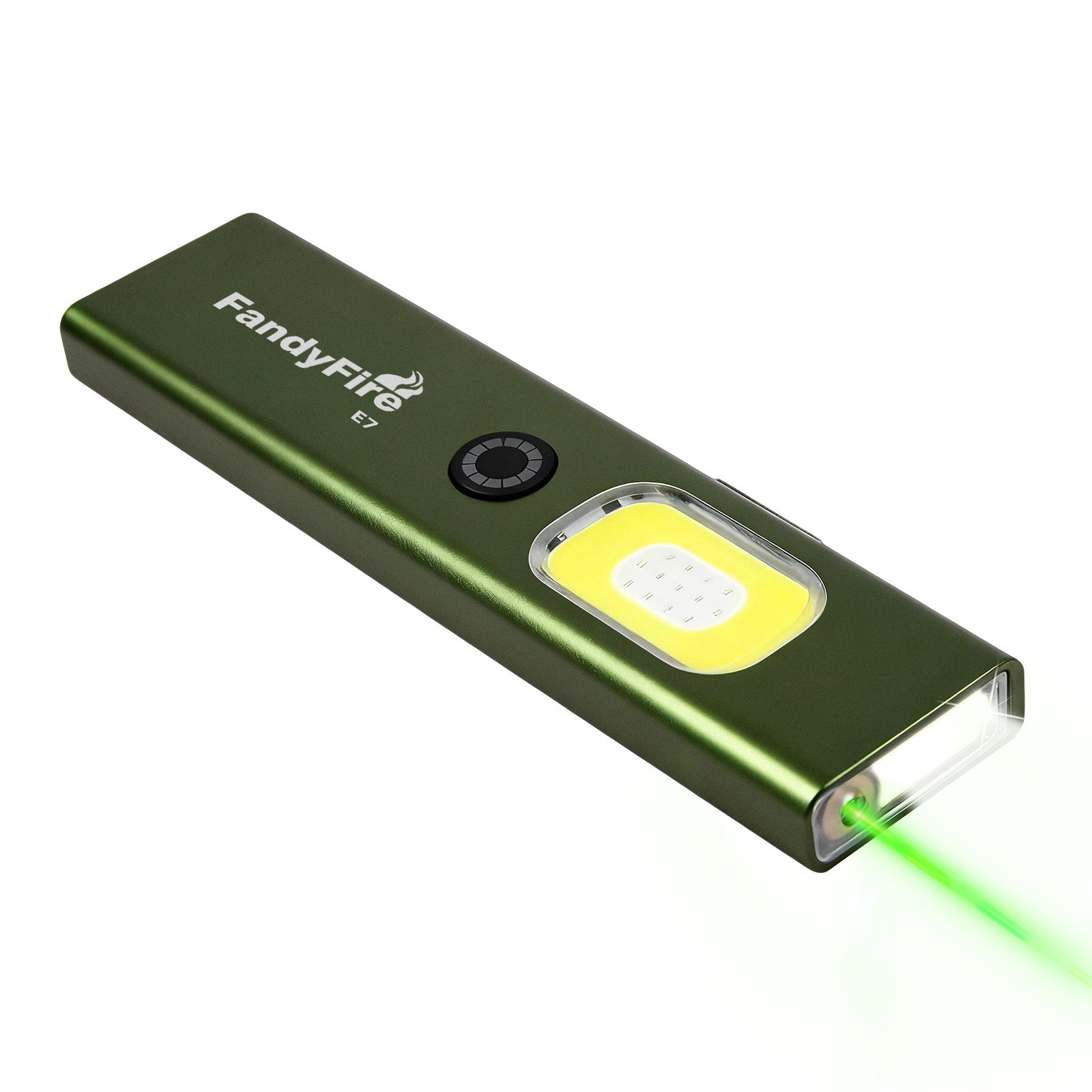 E7 EDC Green Laser Flashlight