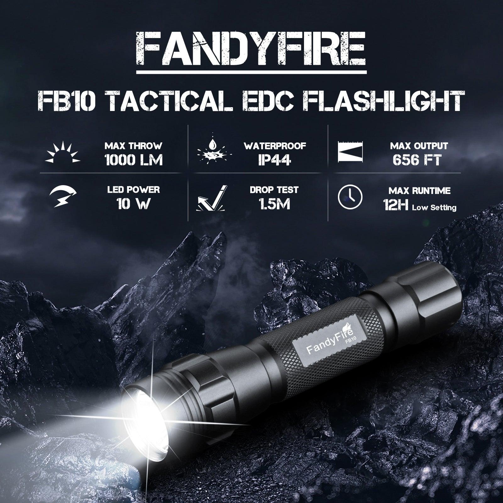 FandyFire FB10 Tactical Flashlight - FandyFire