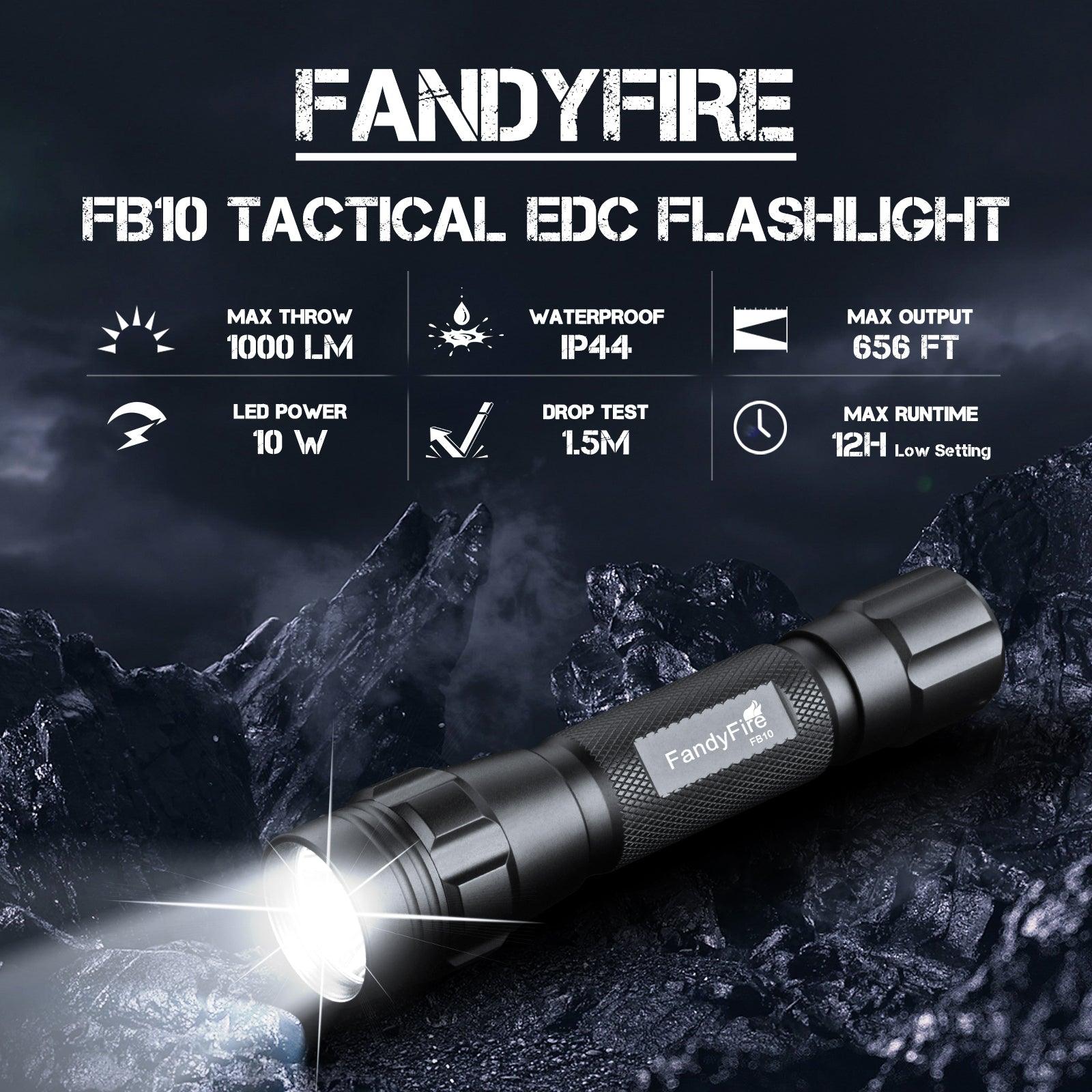 FandyFire FB10 Tactical Flashlight