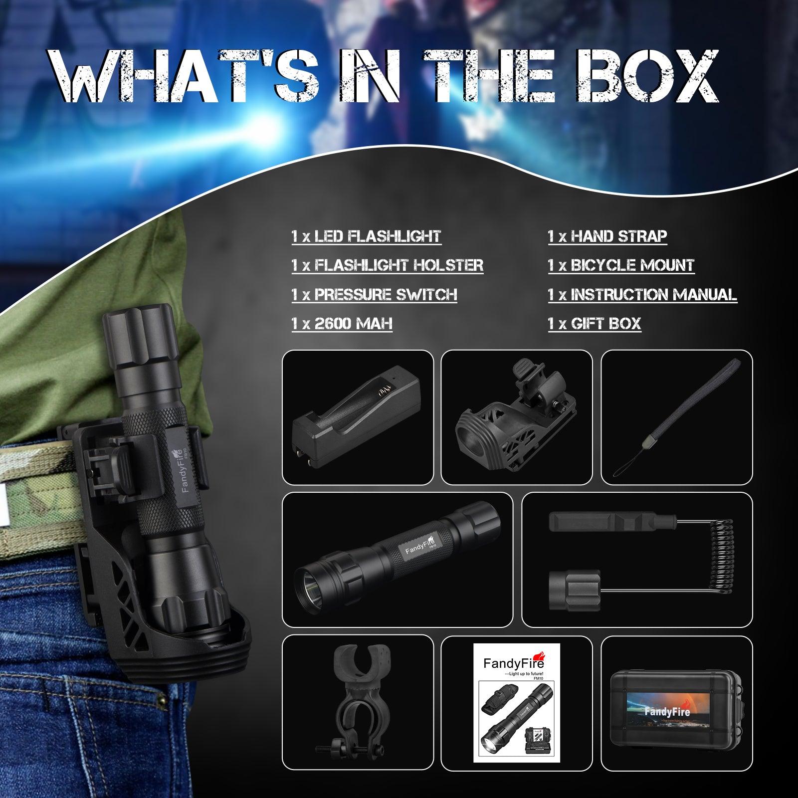 FandyFire FB10 Tactical Flashlight