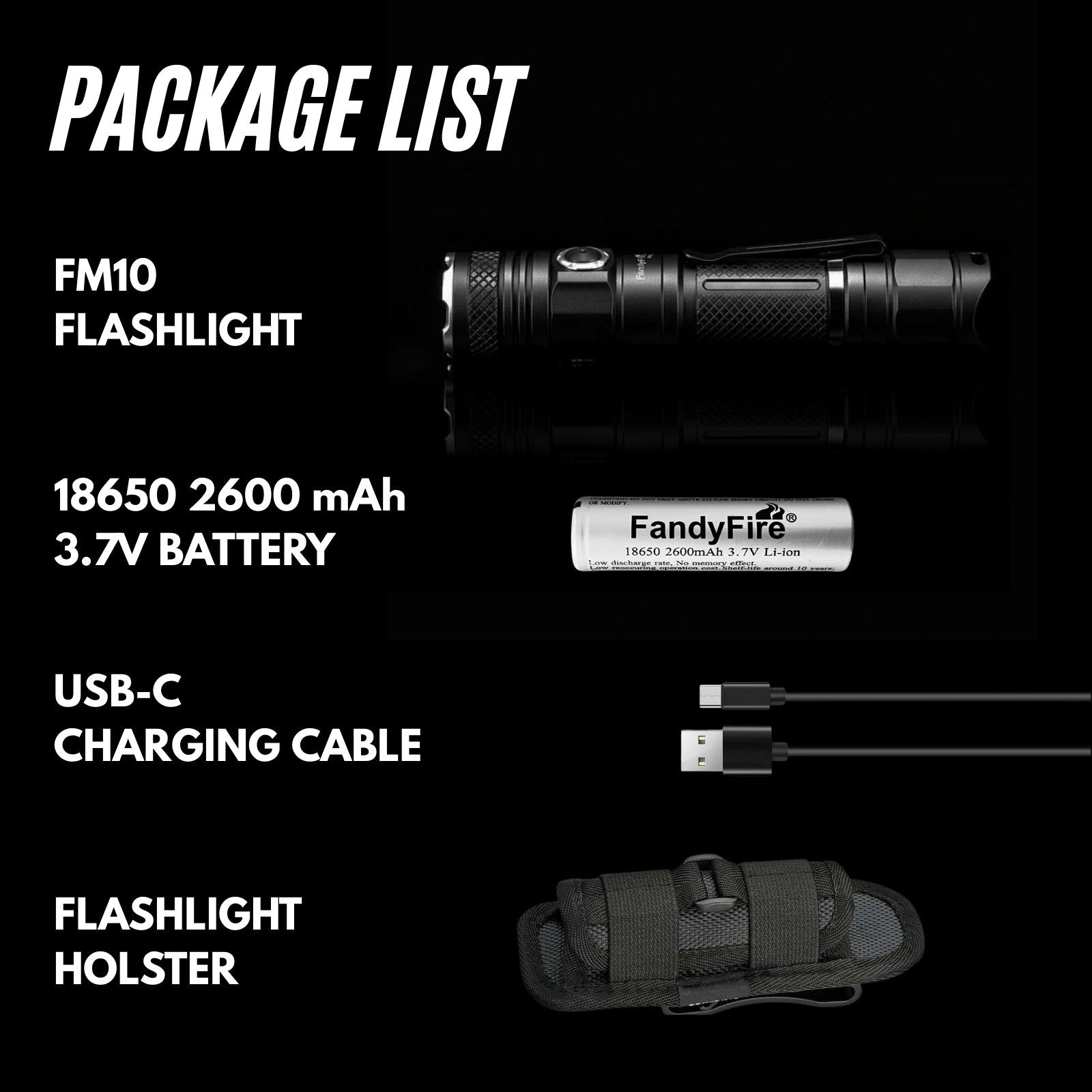 FM10 Tactical Flashlight