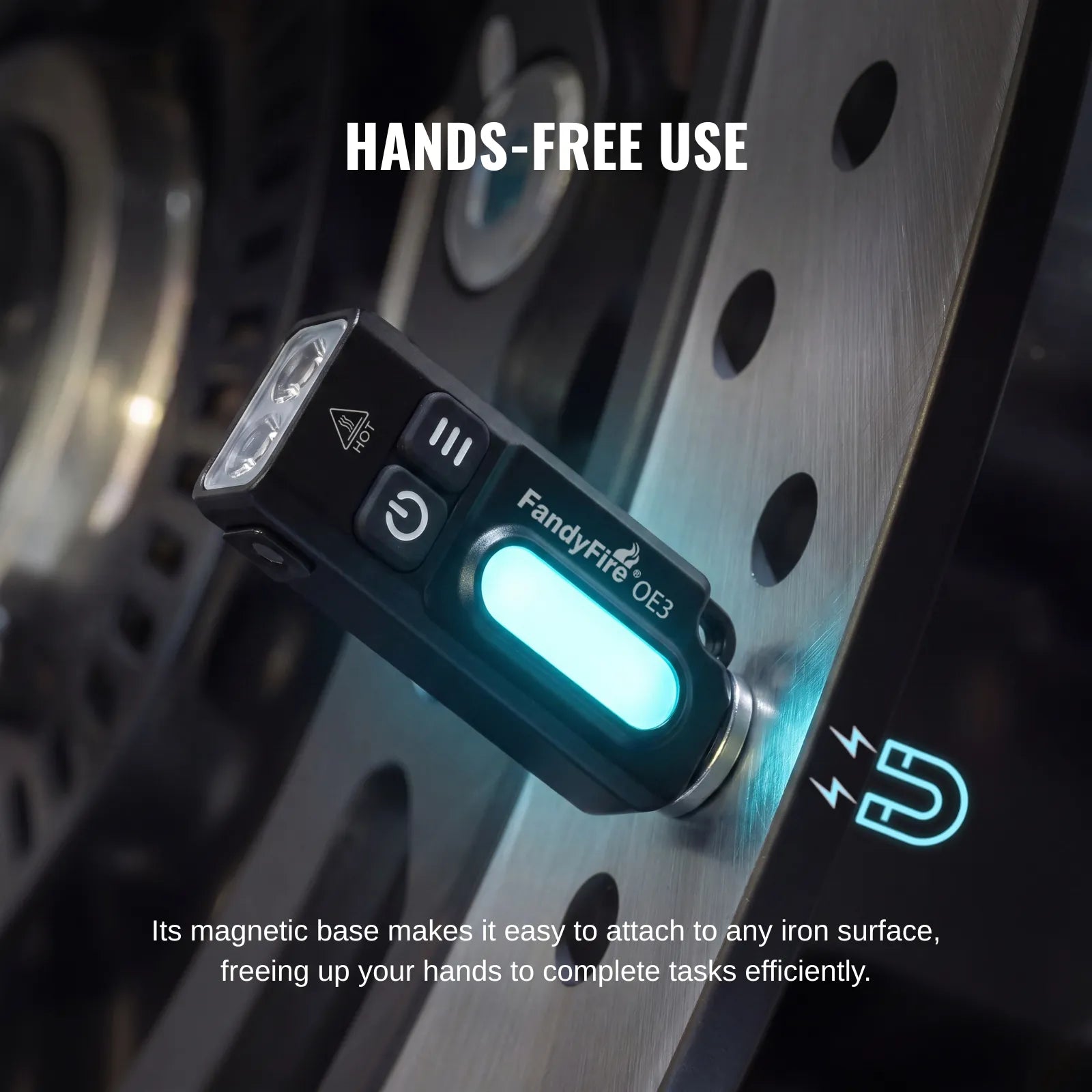 FandyFire® OE3 EDC Mini-Taschenlampe
