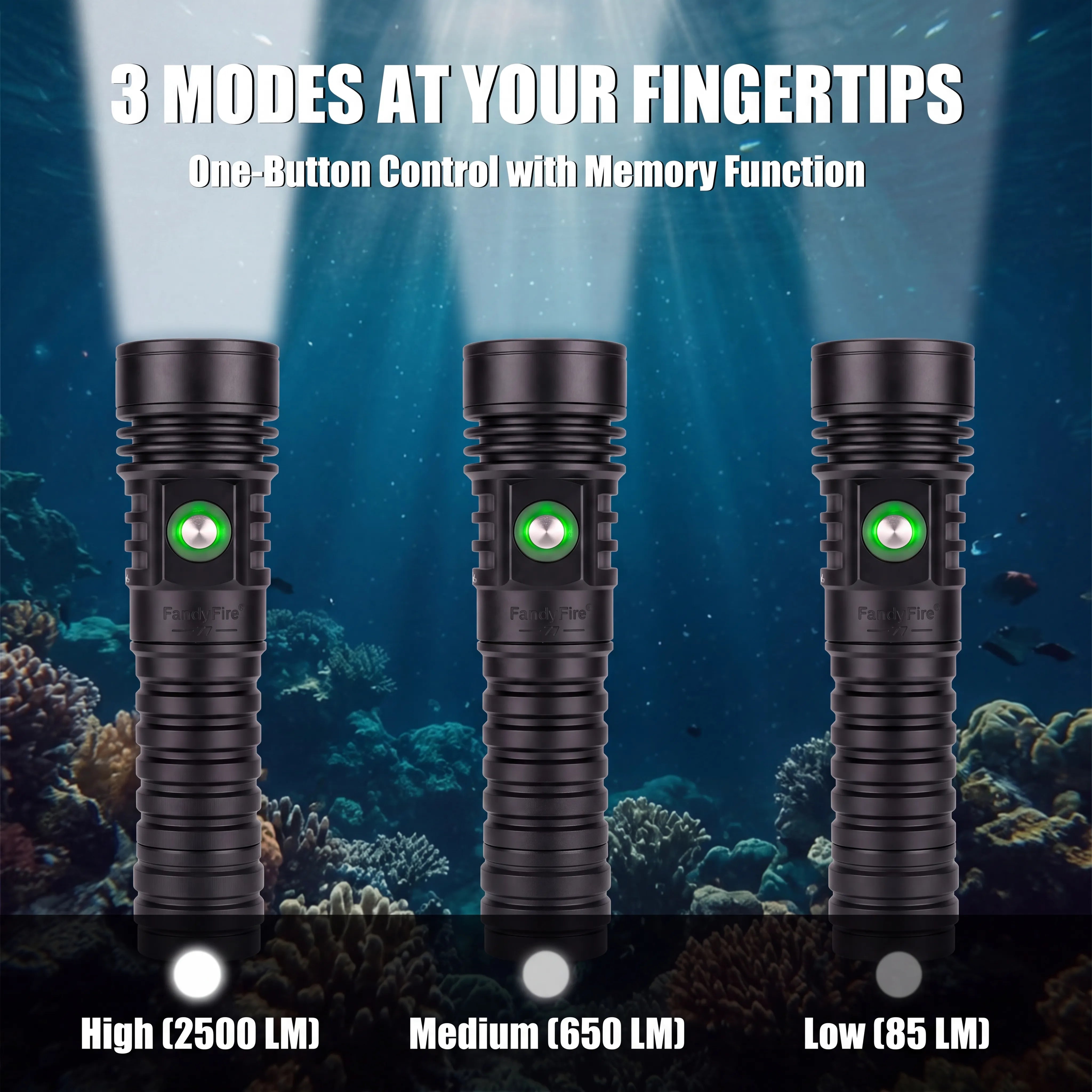 Linterna de buceo FandyFire® Z7