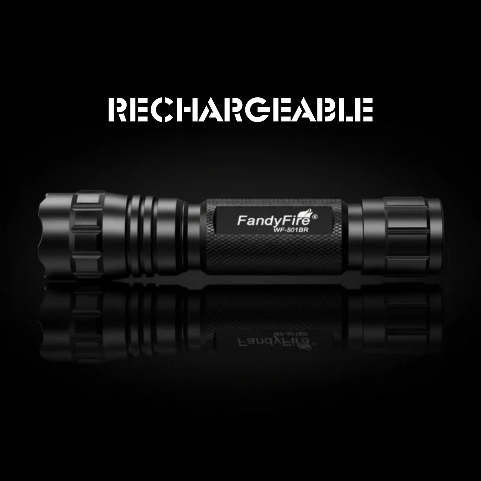 FandyFire WF-501BR Red Light Flashlight