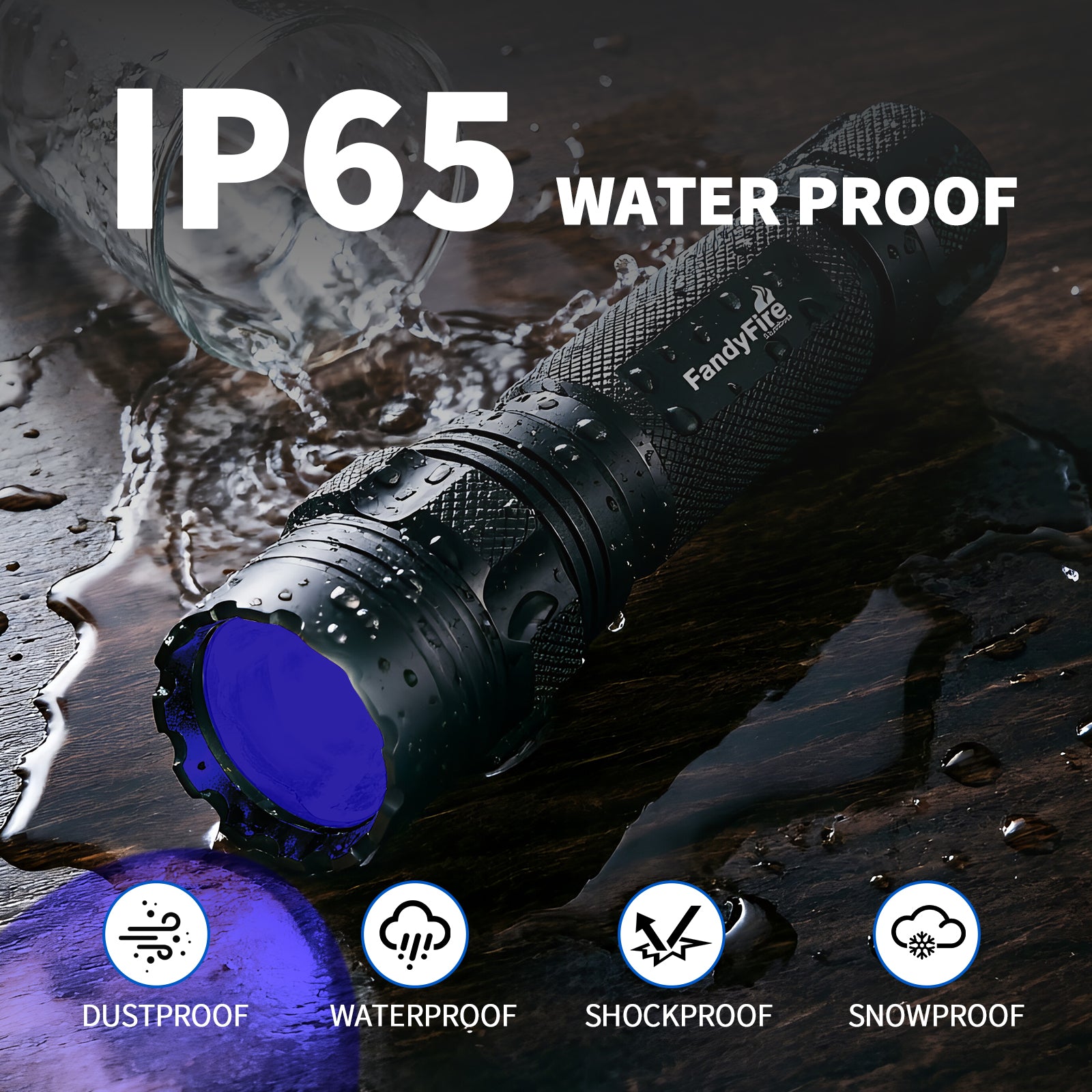 S1 365nm Professional UV Flashlight