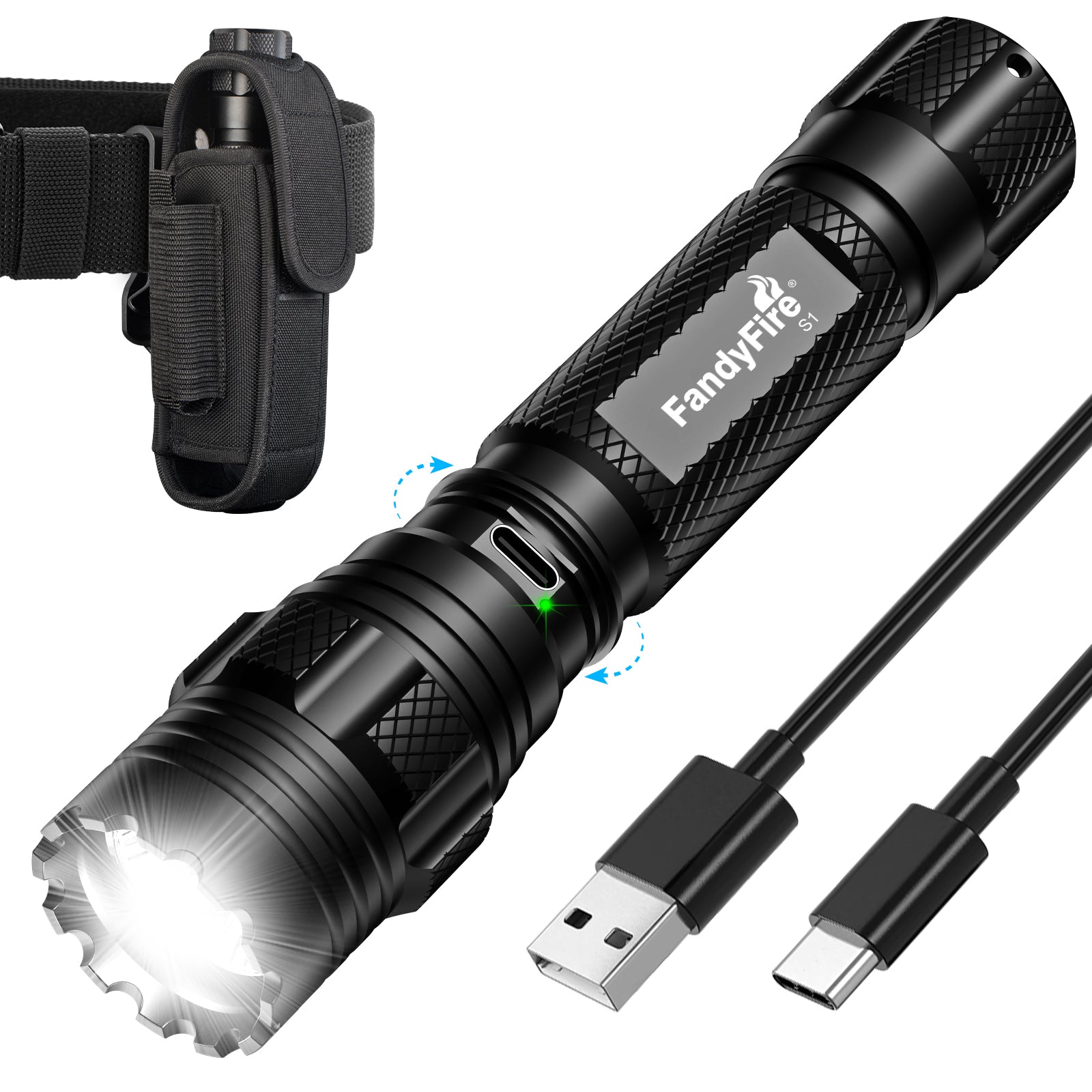 S1 Tactical Flashlight & Holster