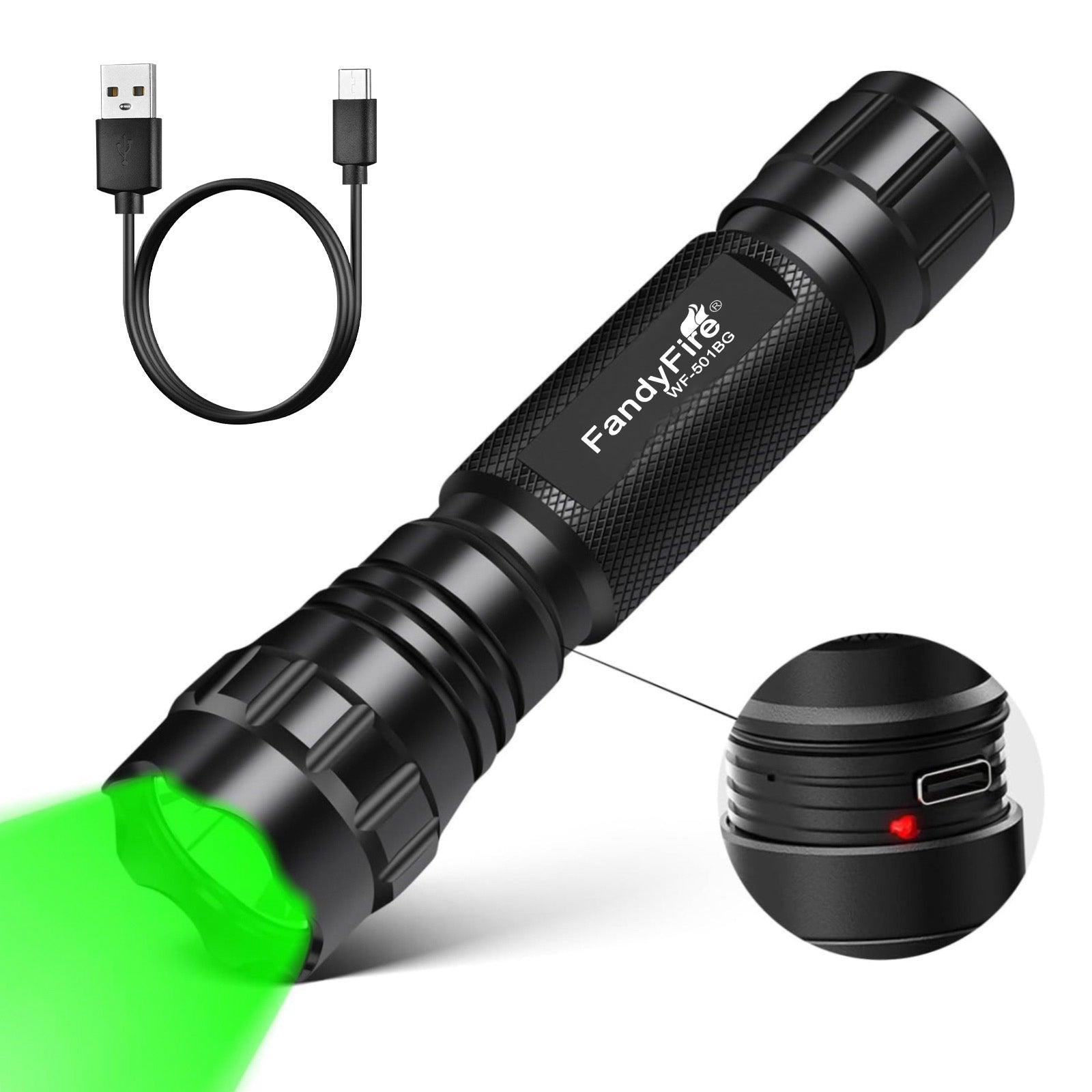 FandyFire WF-501BG Green Hunting Flashlight - FandyFire