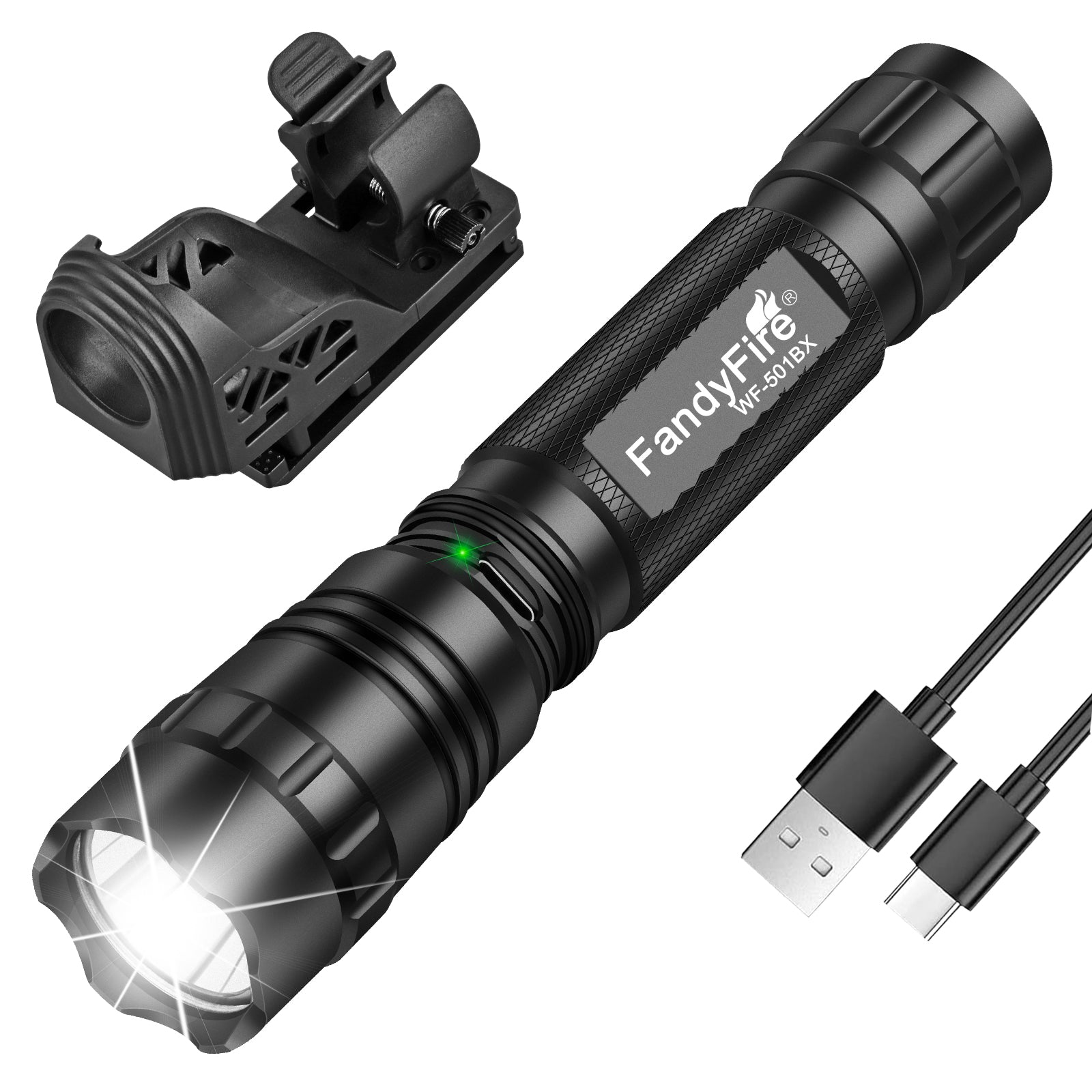 FandyFire WF-501BX Tactical Flashlight 3 Modes