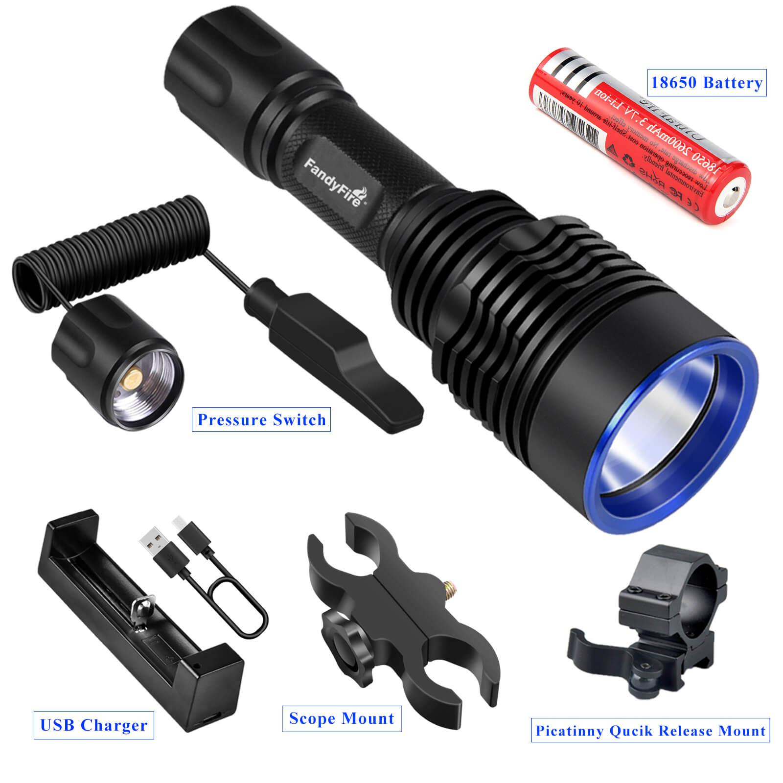 FandyFire GC20 Pro Hunting Flashlight - FandyFire