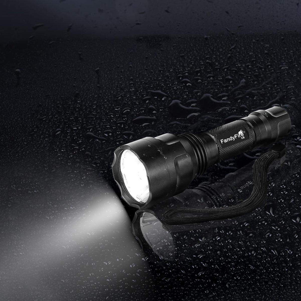 FandyFire C8 LED Handheld Torch, XM-L2 1000 Lumens - FandyFire
