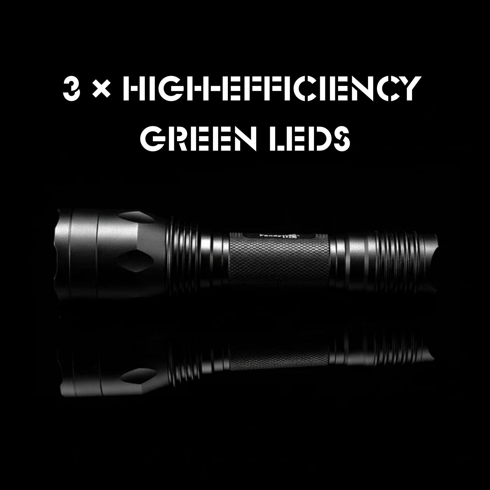 FandyFire H-G3 Green Light Flashlight